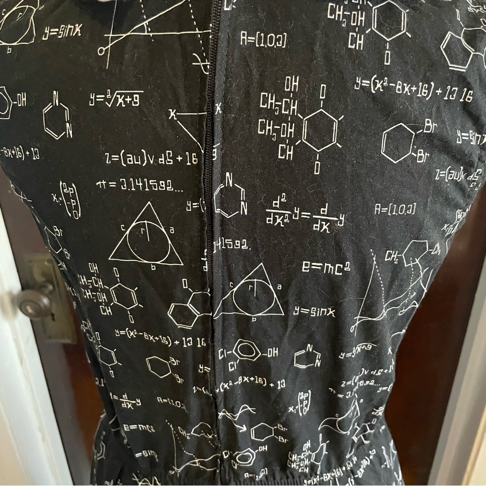 Retrolicious Math Equation Collared Dress - Picture 11 of 12